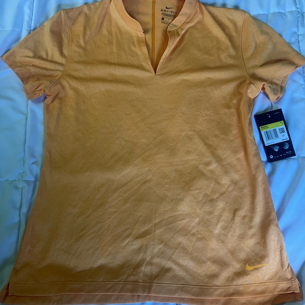 Nike Women's Orange Short Sleeve Tee